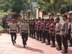 Operasi Lilin Kie Raha : Polres Halsel Siapkan 4 Pos Pastikan Nataru 2025-2026 Di Halmahera Selatan Aman Terkendali.
