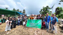 Hadiri Peletakan Batu Pertama Sekretariat HMI Bupati Bassam : Pentingnya Peran Pemuda.