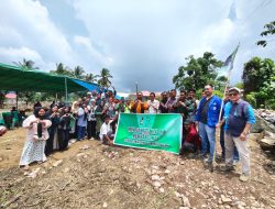 Hadiri Peletakan Batu Pertama Sekretariat HMI Bupati Bassam : Pentingnya Peran Pemuda.