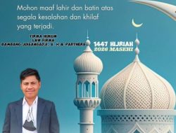 Kantor Hukum Bjs Law Firma Sampaikan Ucapan Idul Fitri 1447 H/2026 M Tegaskan Pelayanan Hukum Berintegritas 