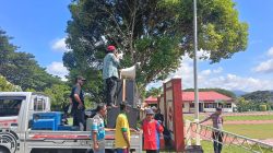 Gelar Aksi, Koalisi Desak Polres Halmahera Selatan Usut Tuntas Dugaan Pengrusakan Tanaman Warga Soligi 