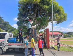 Gelar Aksi, Koalisi Desak Polres Halmahera Selatan Usut Tuntas Dugaan Pengrusakan Tanaman Warga Soligi 