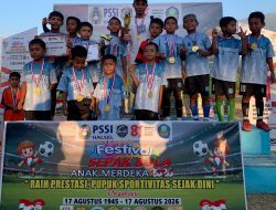 SSB Tomara Am Raih Gelar Juara di Festival Sepak Bola Anak Merdeka 